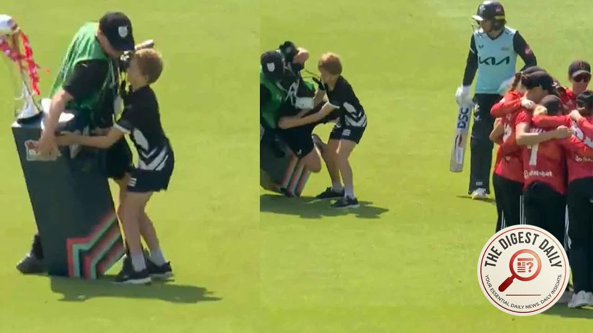 Gravity Wins: Cameraman Eats Dirt Over T20 Blast Trophy Before Semifinal Clash