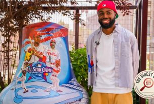 Philly Artist Splashes Local Legends Onto Liberty Bell Tribute for All-Star Week
