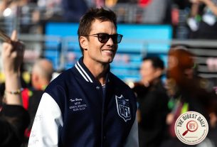 Tom Brady and Logan Paul Trade Middle Fingers at World Cup as WWE Hype Machine Rolls On